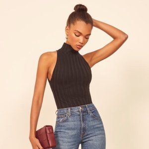Reformation Sleeveless Turtleneck Bodysuit